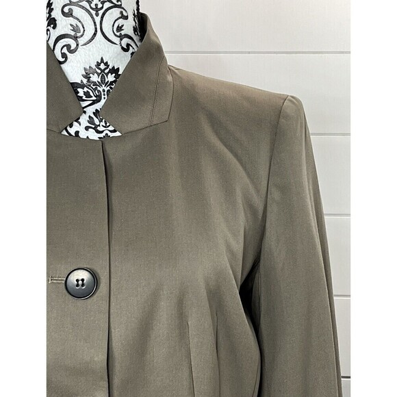 LAFAYETTE 148 New York Blazer Nougt Womens 8P Virgin Wool Blend Office Siren - Picture 4 of 13